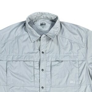 REI Co-op Sahara Shade Mens XL Short Sleeve Button Up Hiking Shirt